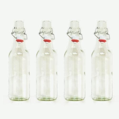 Mini-bouteilles à fermeture mécanique VBS, 4 pc.