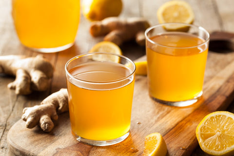 Verre de kombucha