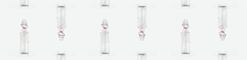 Bouteille fermeture mécanique kombucha